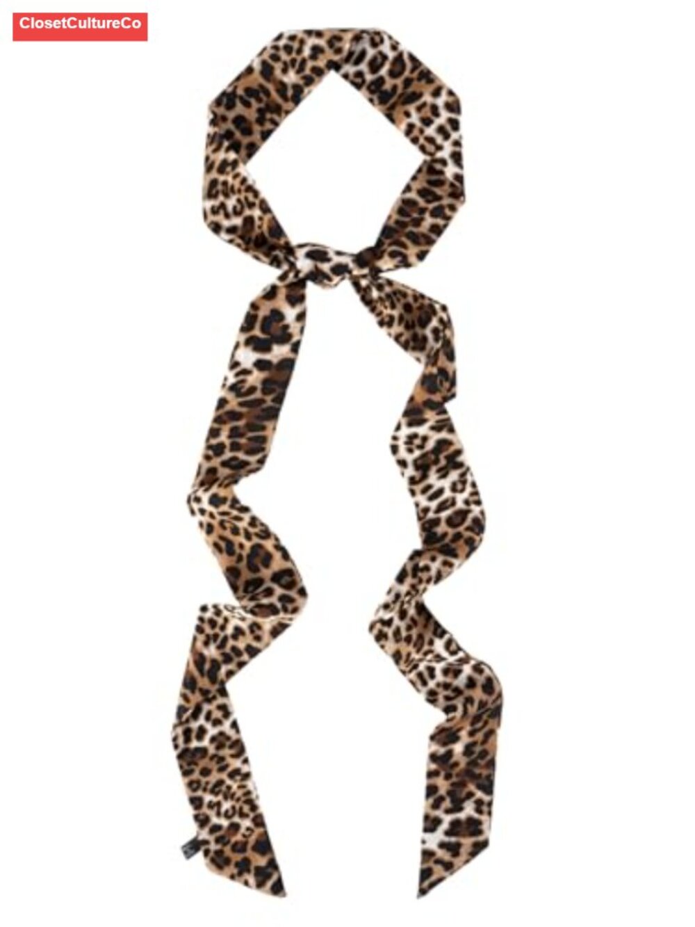 Long Skinny Scarf Polyester Neck Scarf Purse Bag Charm Headband Wrap